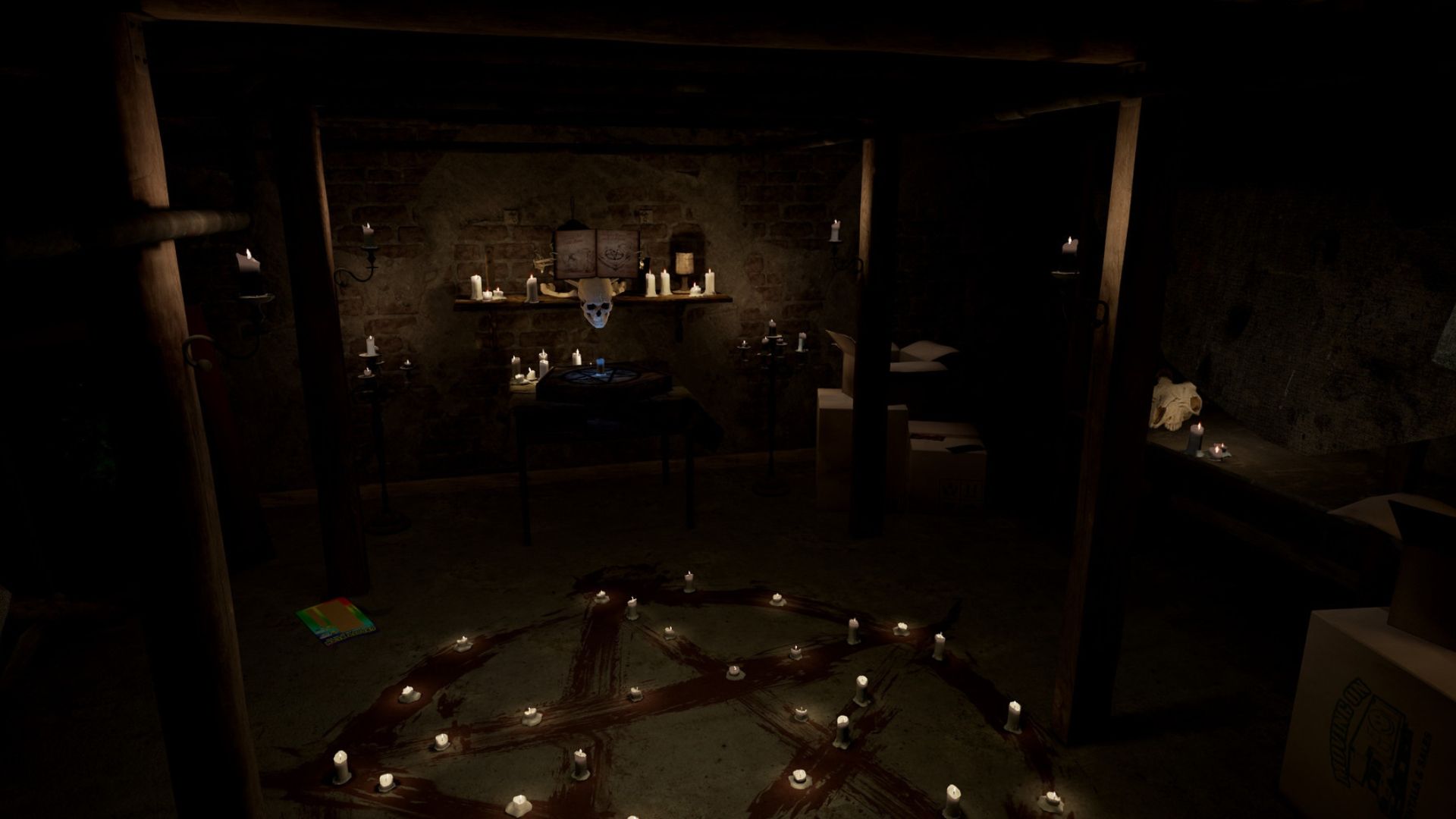 a satanic ritual in paranormal activity: the lost soul.