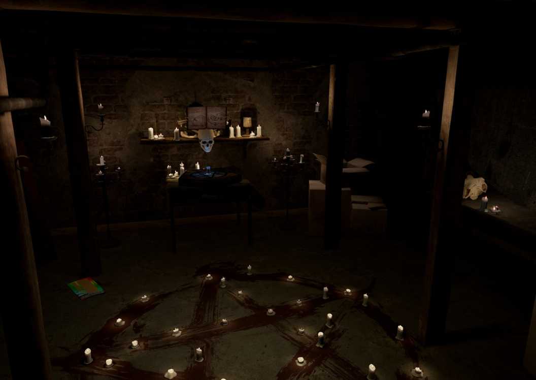 a satanic ritual in paranormal activity: the lost soul.