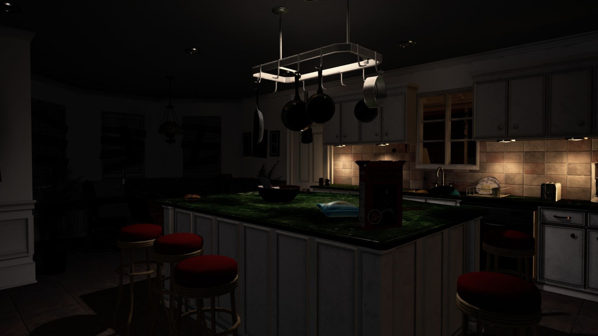 the kitchen area paranormal activity: the lost soul.
