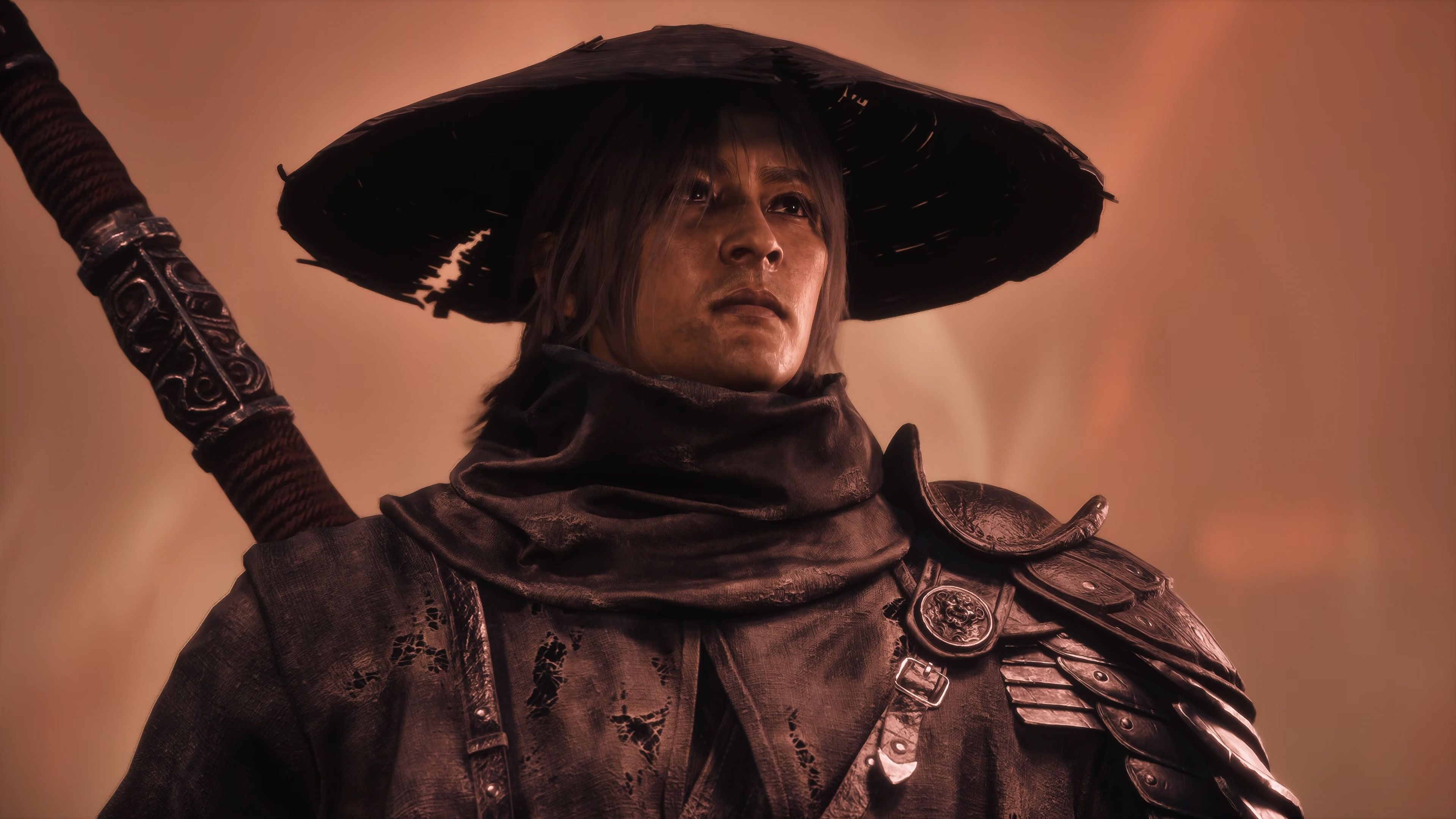 Medium closeup of protagonist in Phantom Blade Zero