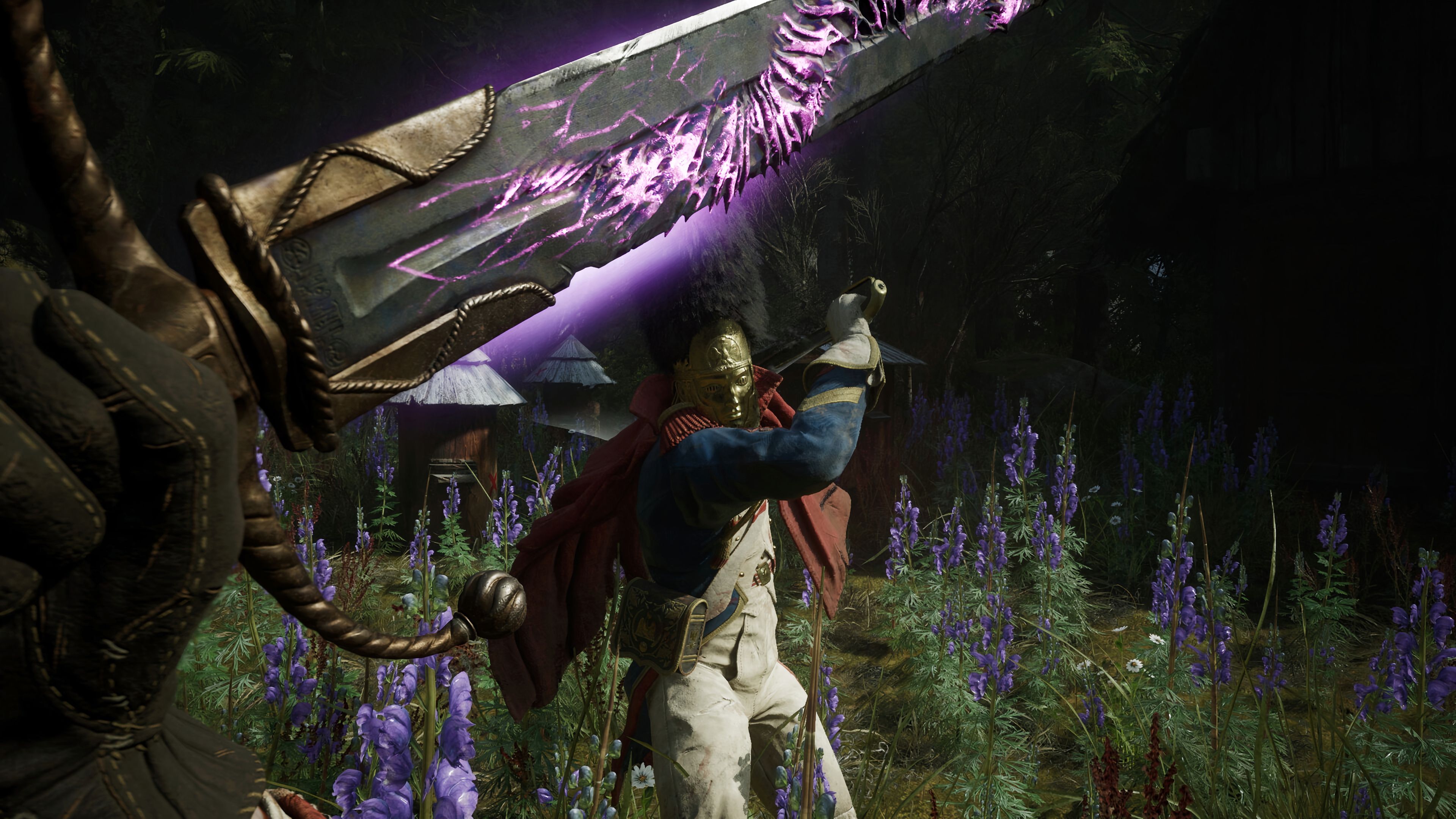 Player engaging in melee combat with an enemy in Valor Mortis