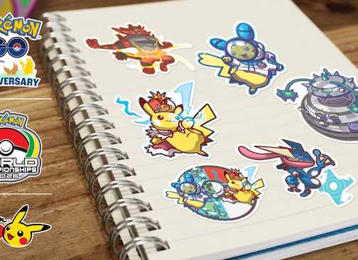 Pokemon XP/Pokemon World Championships 2026 Stickers in Pokemon GO