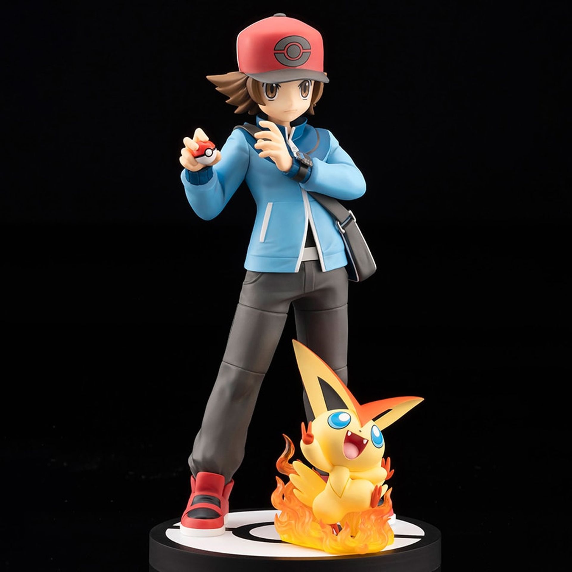 Pokemon Hilbert with Victini Kotobukiya Figure 1