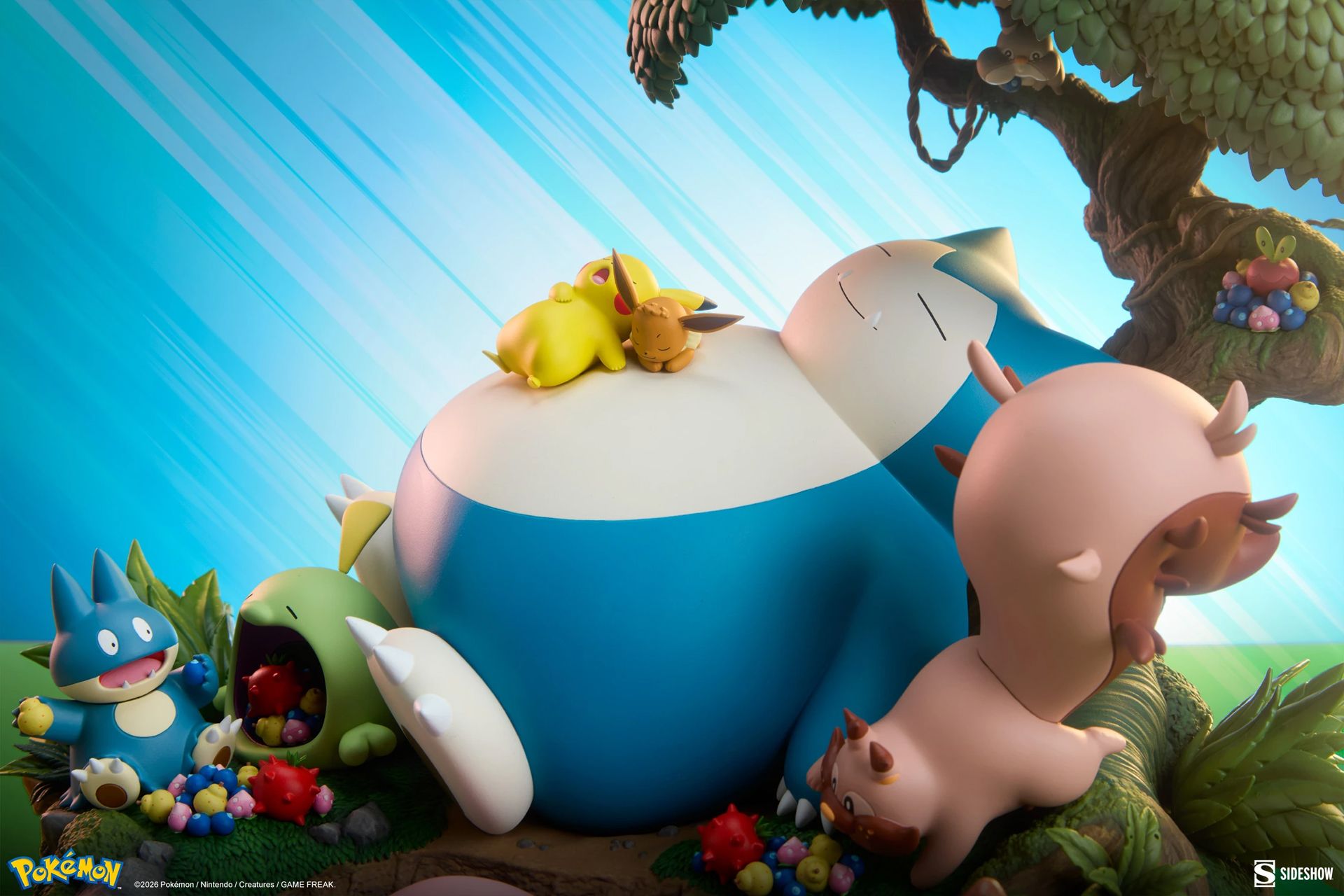 Pokemon Sideshow Snorlax Diorama 1