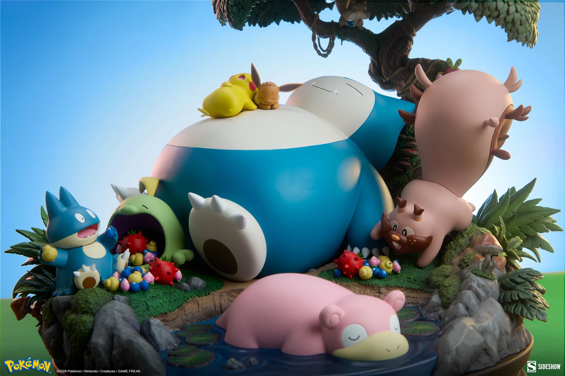 Pokemon Sideshow Snorlax Diorama 2