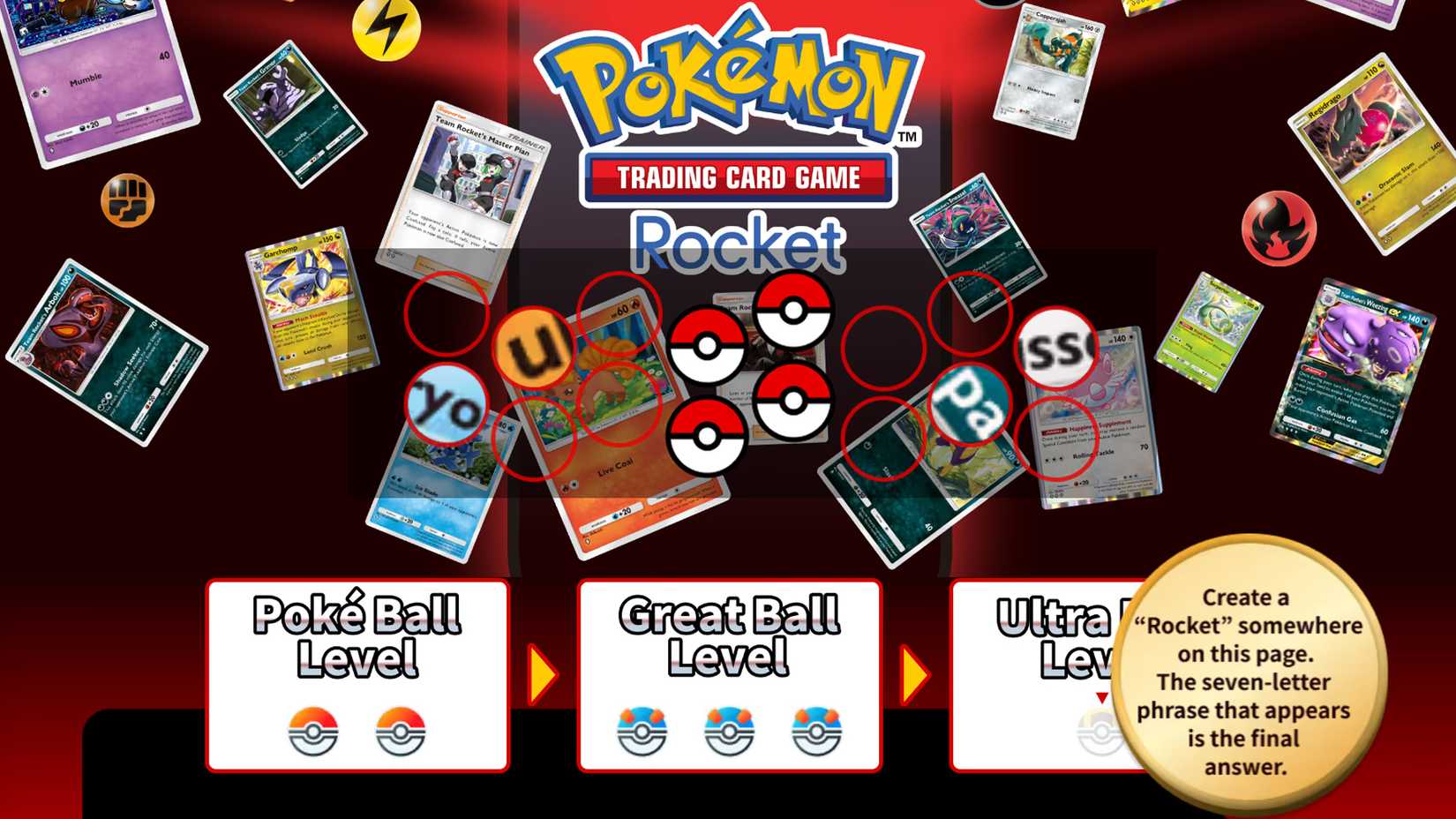 Pokemon TCG Pocket - Team Rocket's Ambition Great Puzzle Challenge - Puzzle 6 Solution