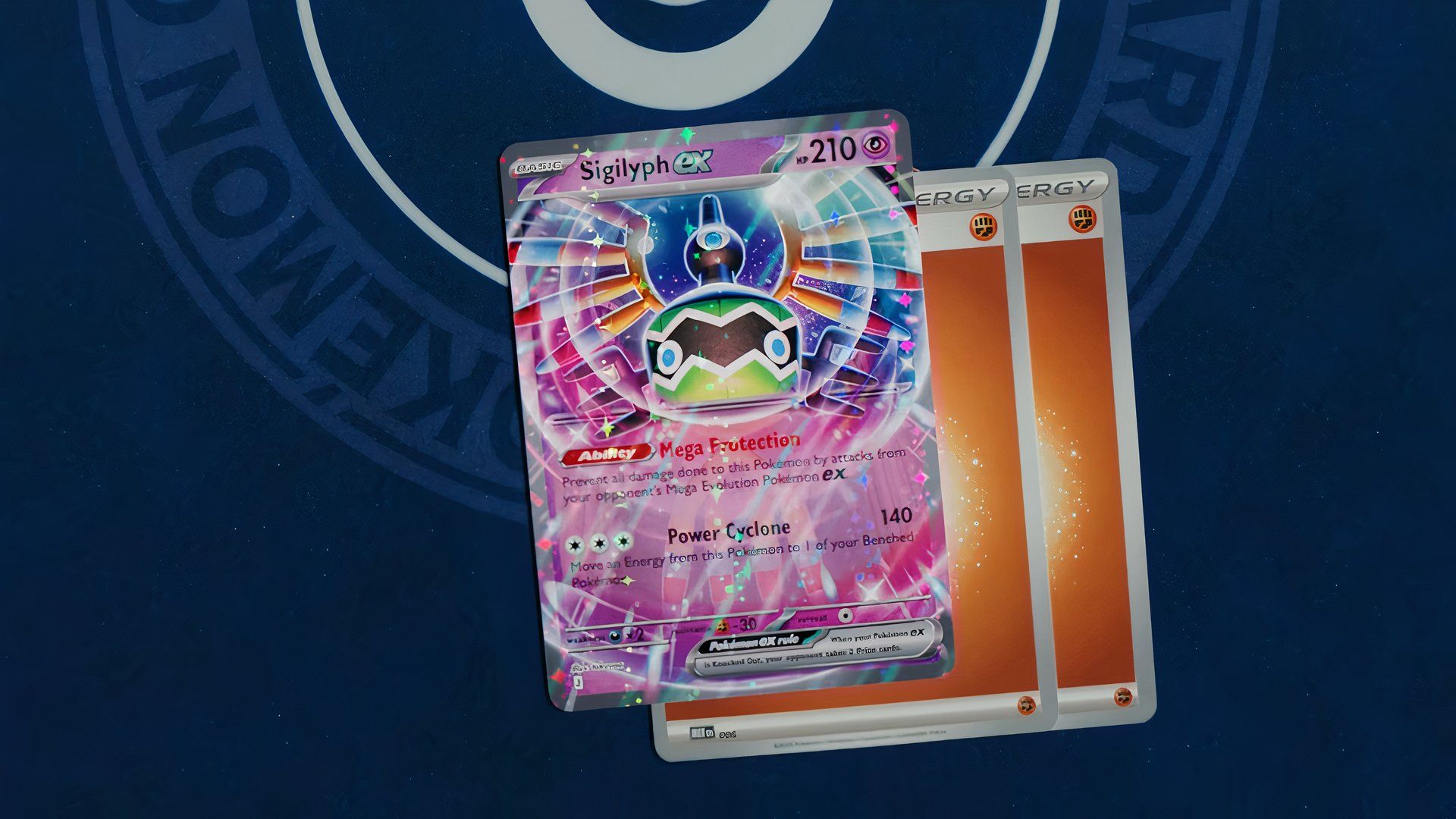Sigilyph ex from the Pokemon TCG