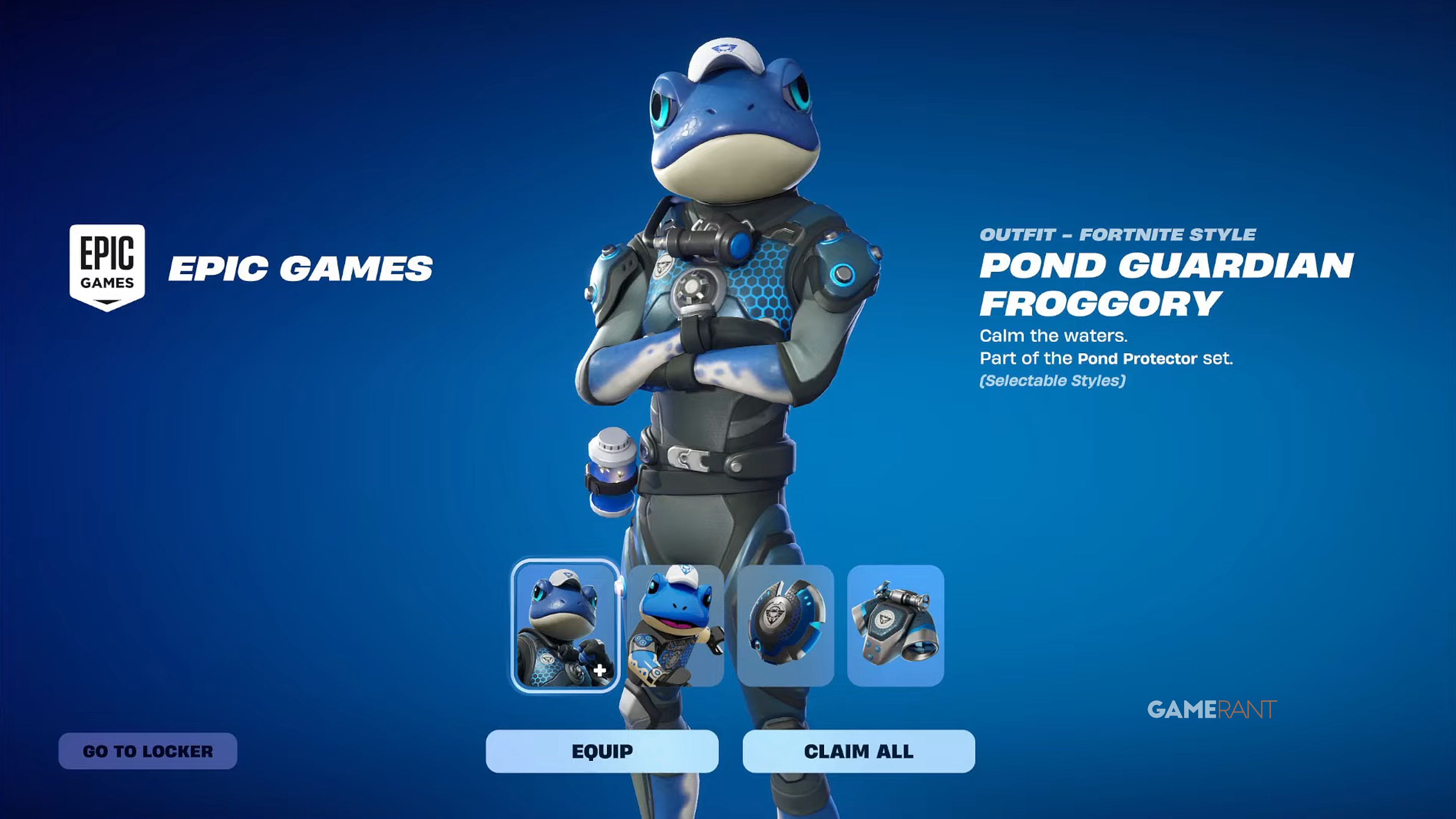 Как получить кожаный костюм Понд Гардян Фроггори в Fortnite (PlayStation Skin)