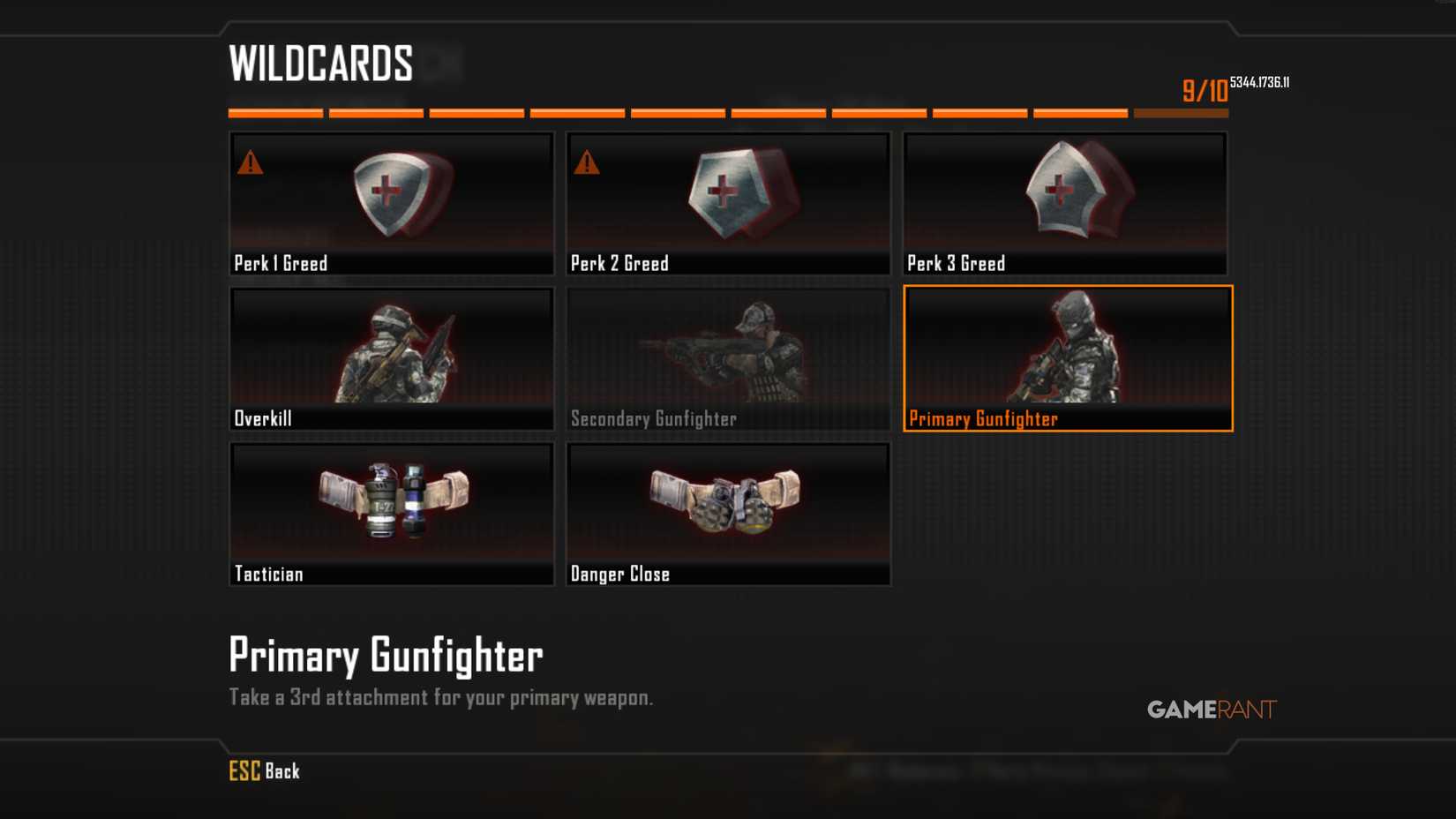 Primary Gunfighter Wildcard - Black Ops 2