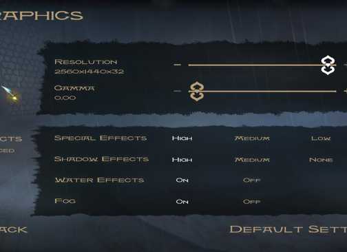 Prince of Persia: The Sands of Time PC GOG version graphics settings