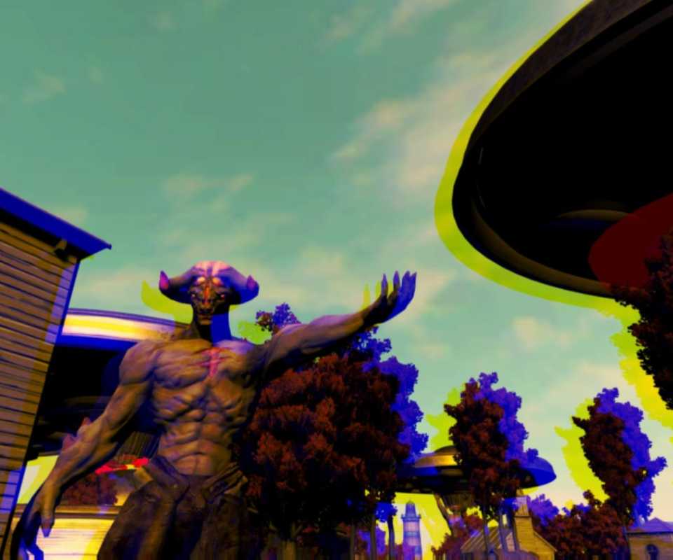 a demonic alien monster in project first contact.