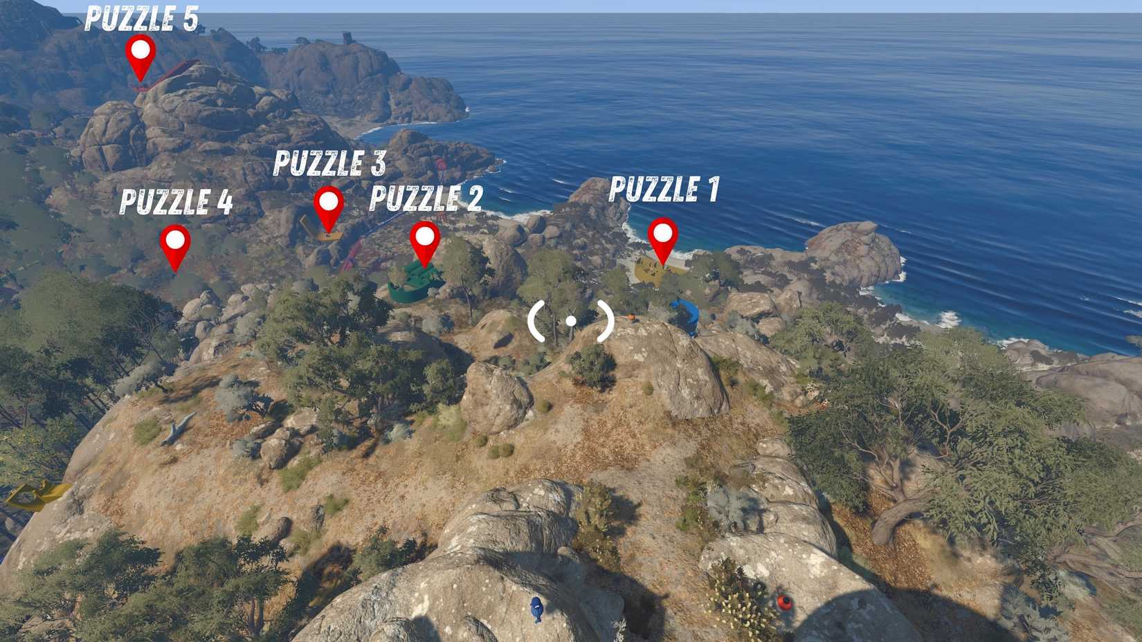 Red Tower Puzzle Locations Big Walk