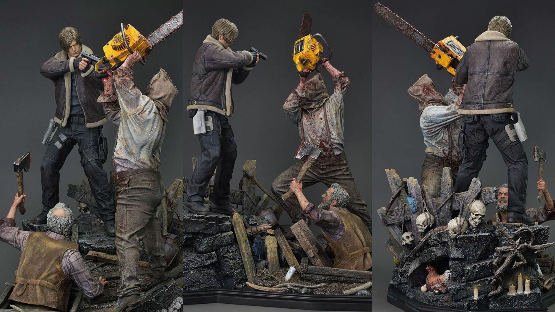 resident evil-4 remake diorama 360 view prime 1 studio gamerant.