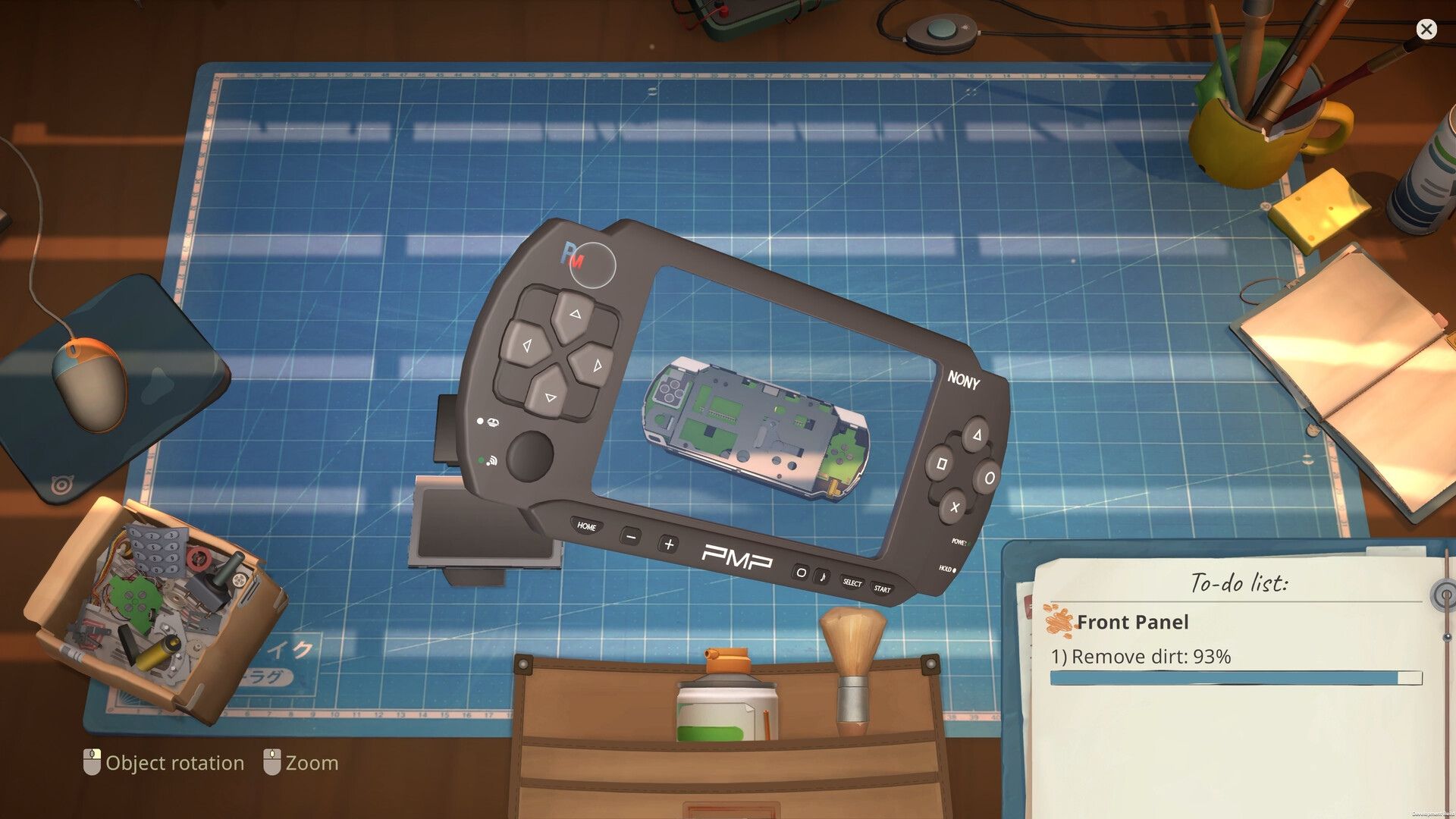 a psp-inspired gadget in restory chill electronics repair.