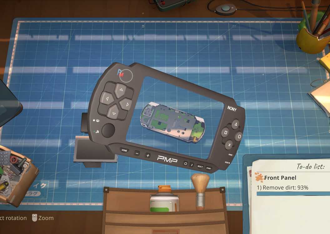 a psp-inspired gadget in restory chill electronics repair.