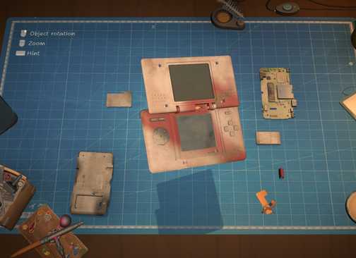 a nintendo 3ds-inspired gadget in restory chill electronics repair.