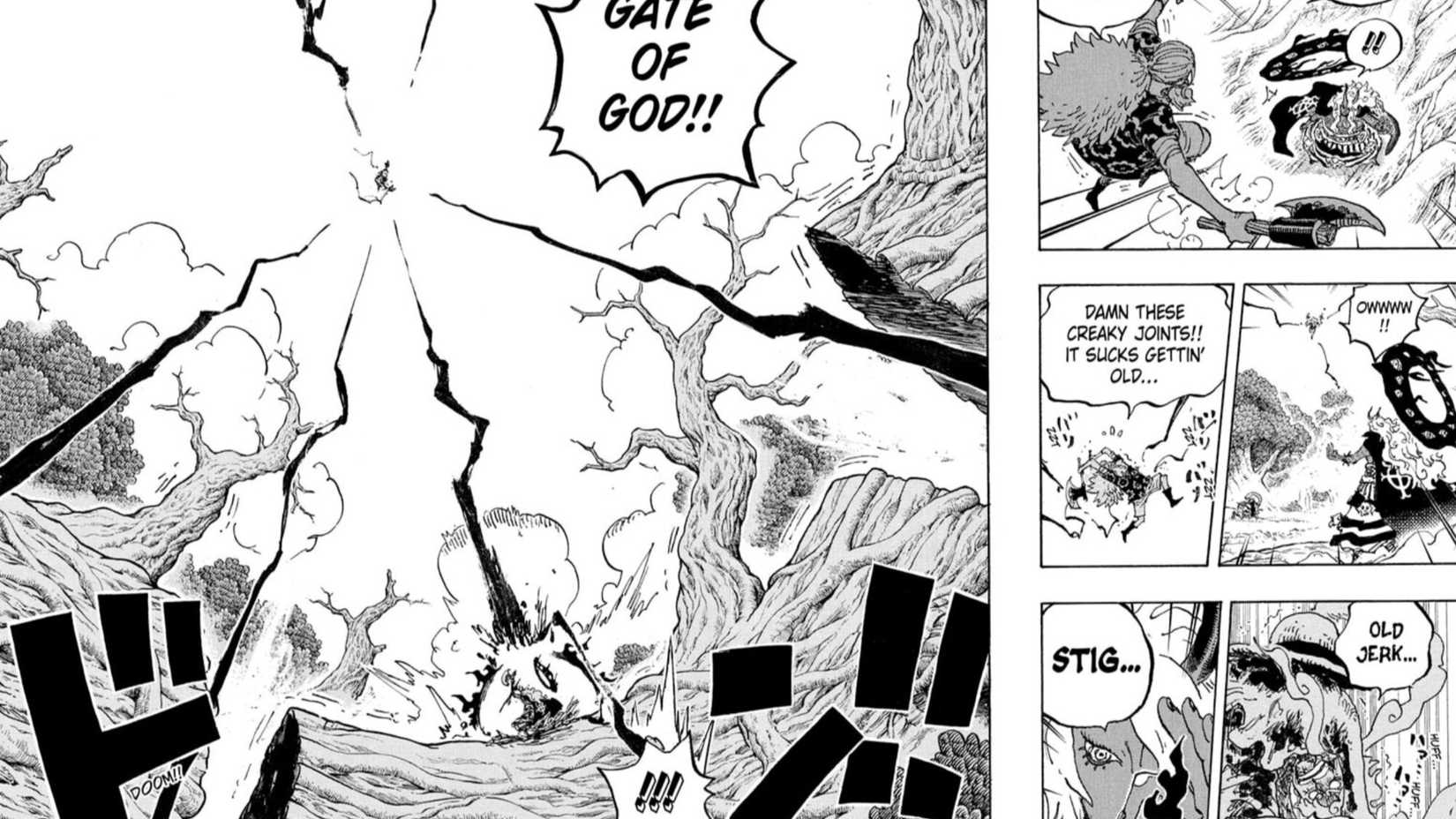 Luffy Save Scopper Gaban One Piece Chapter 1191