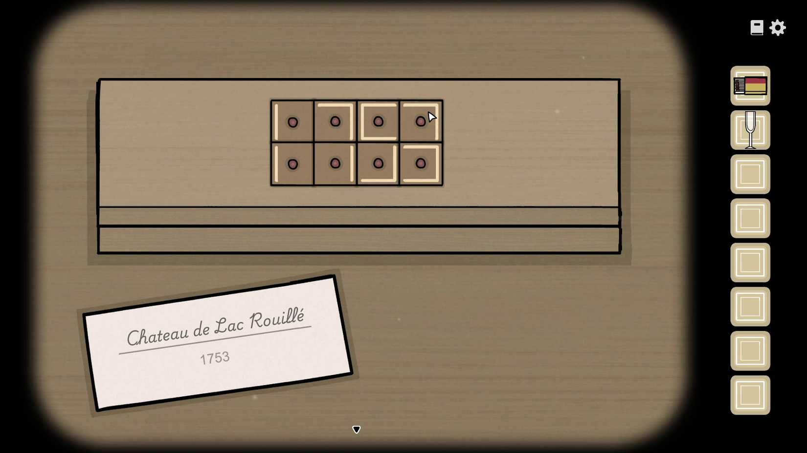 Opening a box by recreating a date in Servant of the Lake.