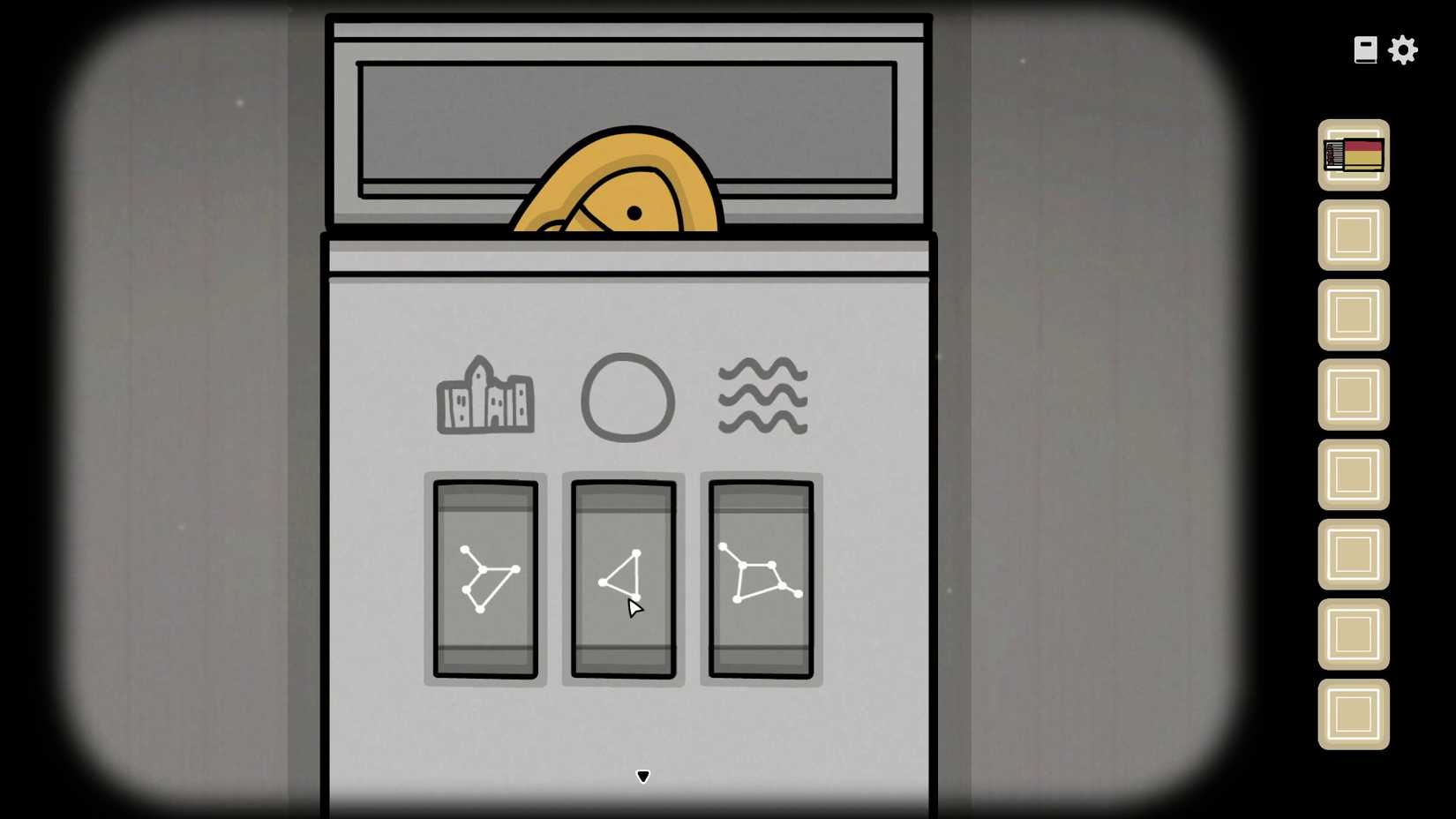 The code for the constellation puzzle box in Servant of the Lake.