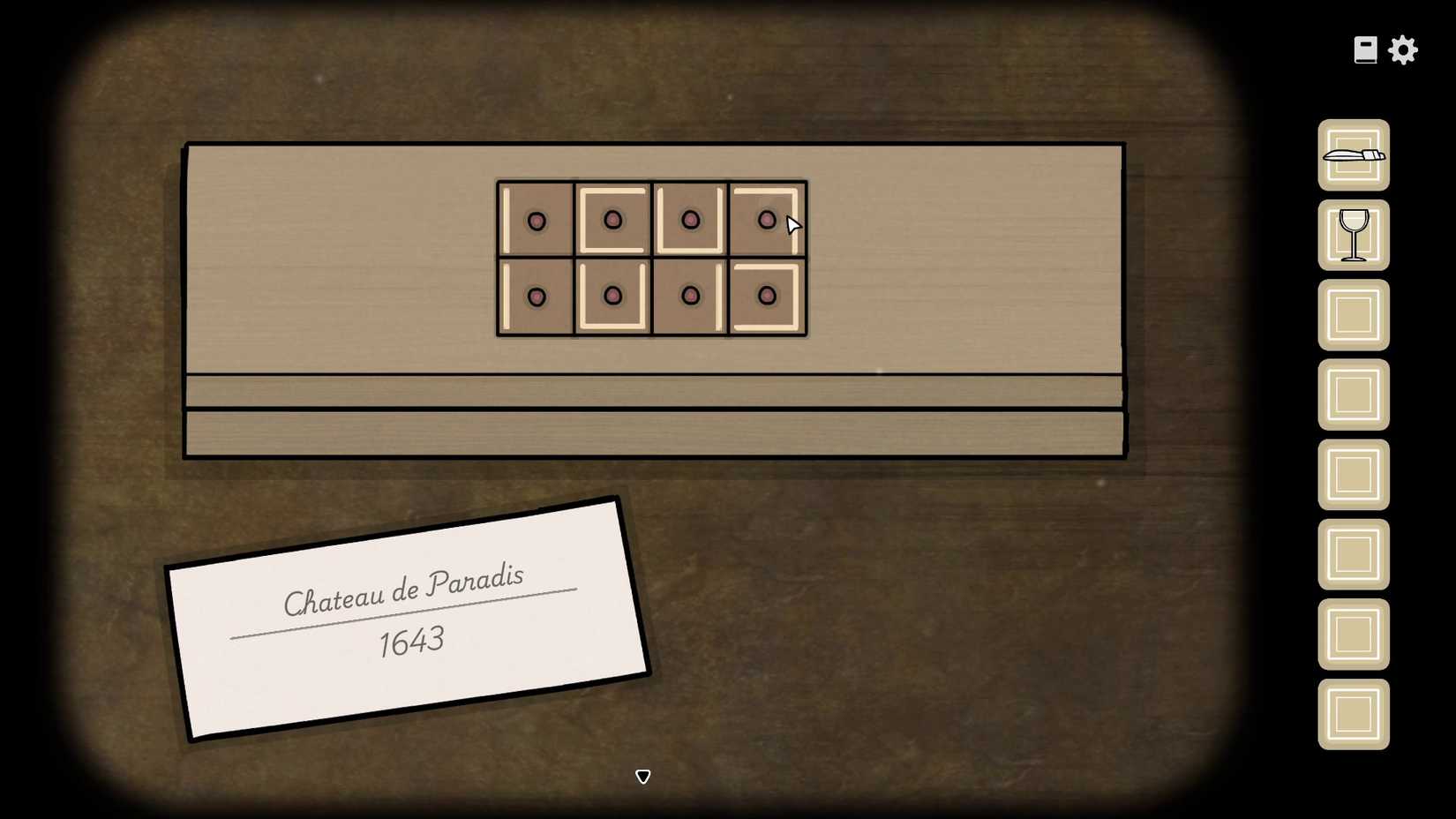 The Chateau de Paradis puzzle in Servant of the Lake.