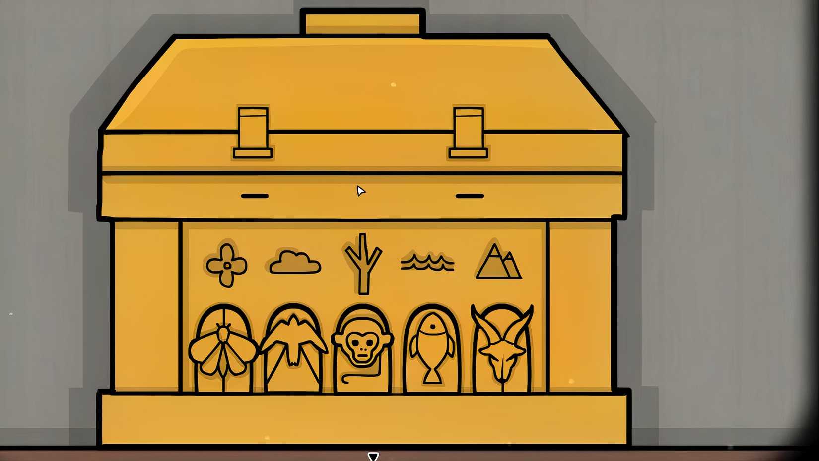 servant of the lake golden box puzzle in attic