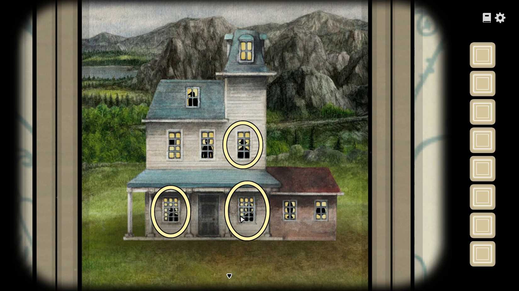The house painting in Servant of the Lake.
