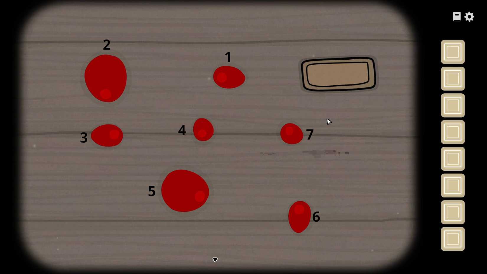 The third red dot puzzle in Servant of the Lake.