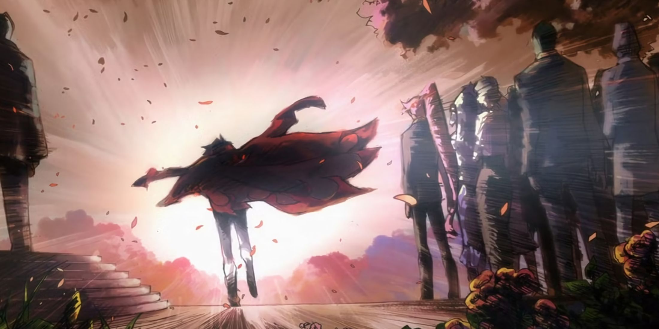 Simon walking away at the ending