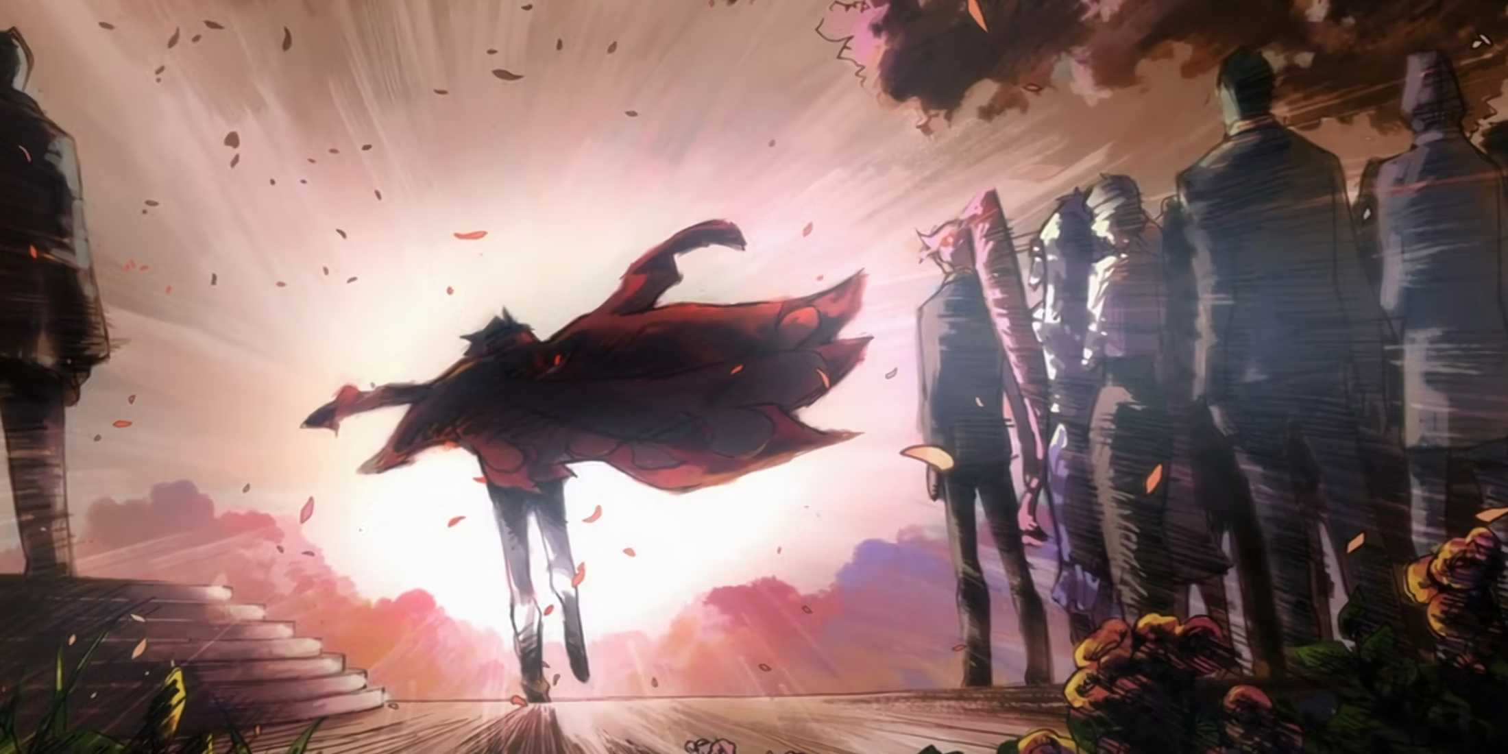 Simon walking away at the ending