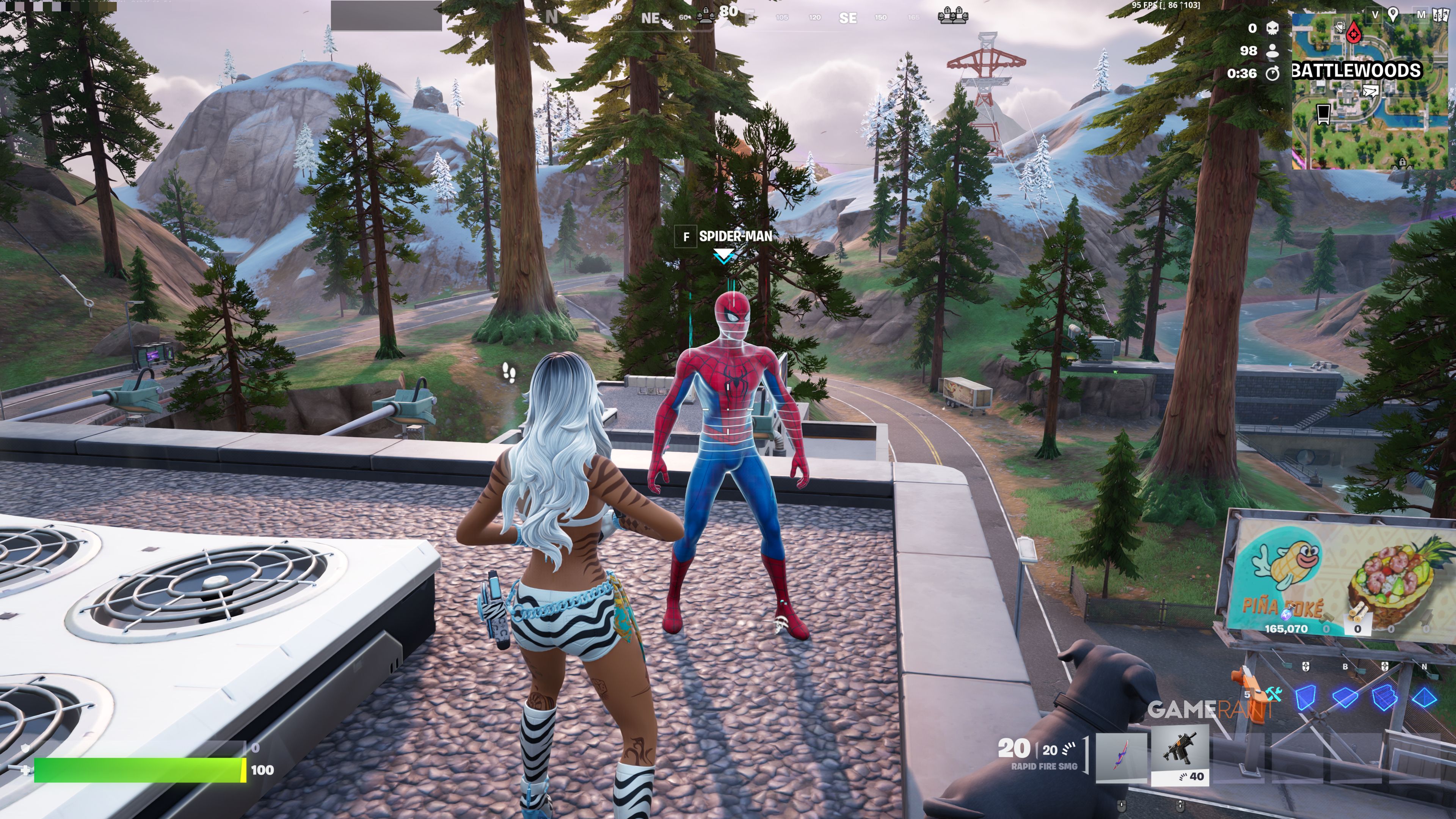 Spider-Man NPC Location in Fortnite