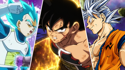 SSBE Vegeta, UI Bardock, and PUI Goku