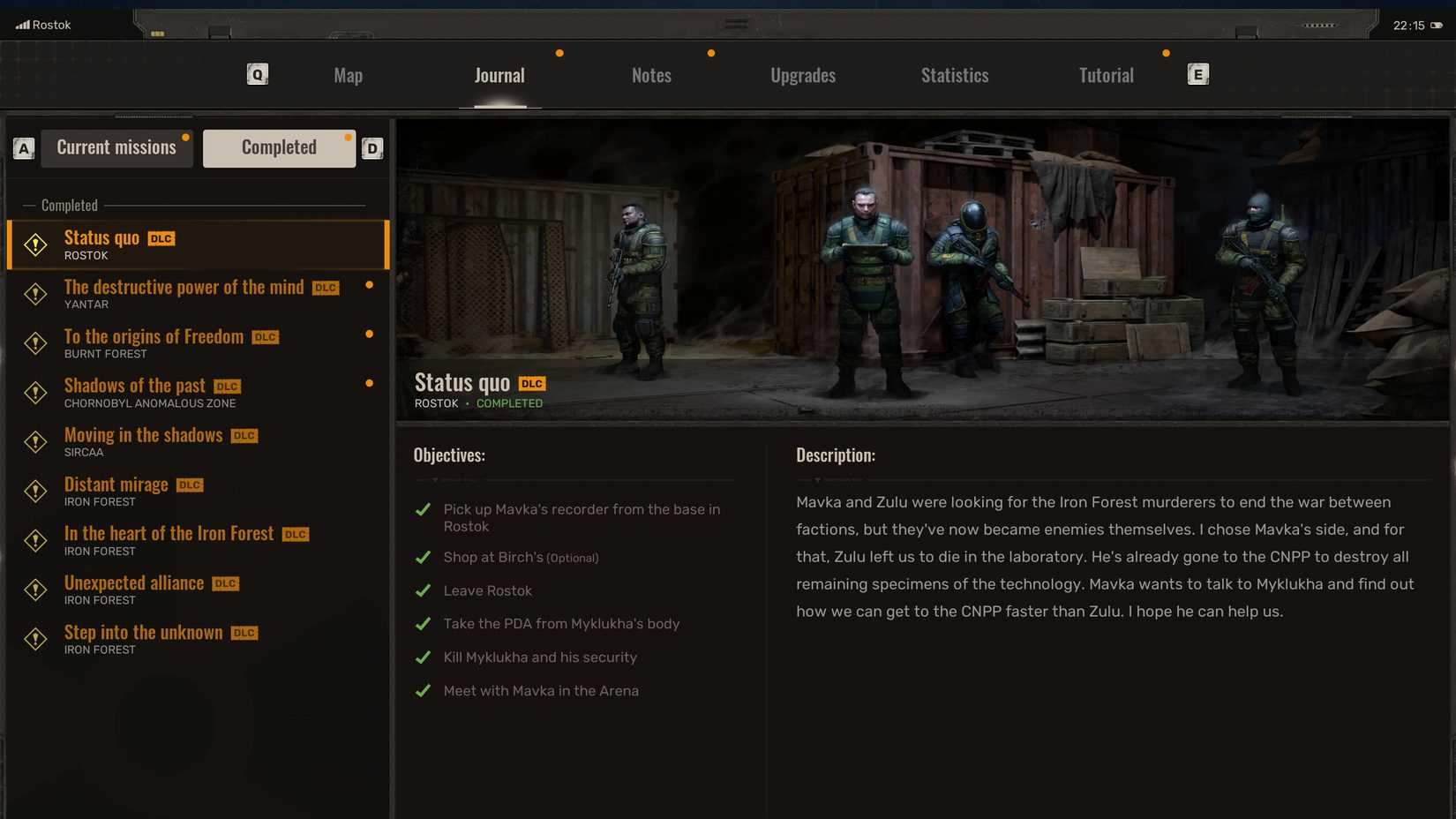 Stalker 2 تێچووی هیوا DLC Quests
