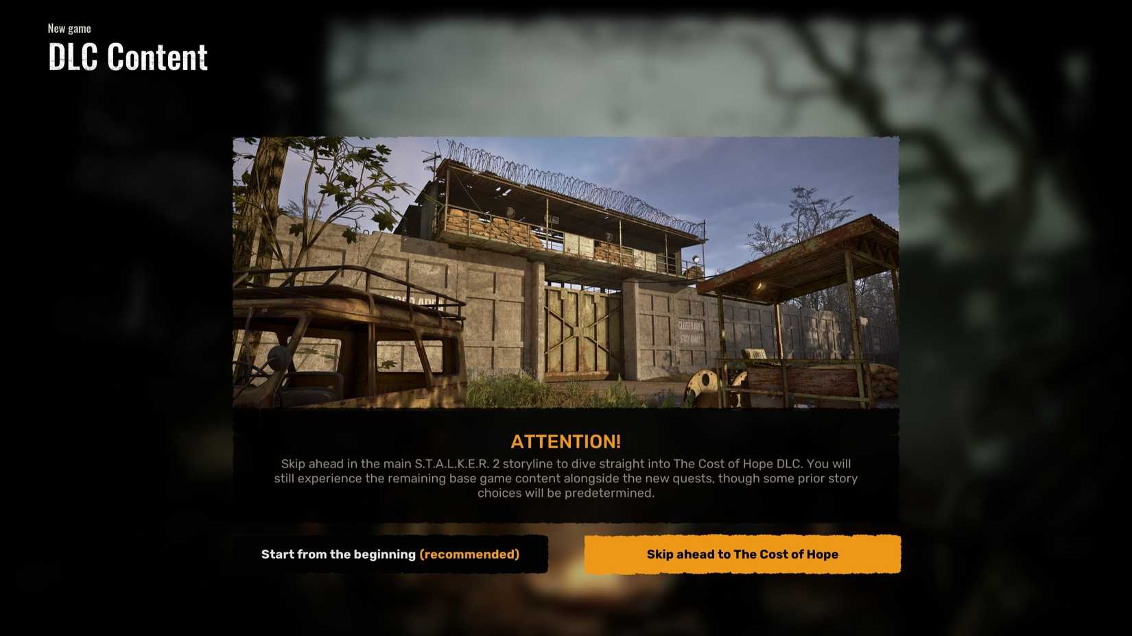 Stalker 2 تێچووی هیوا قسەکردن Skip Ahead