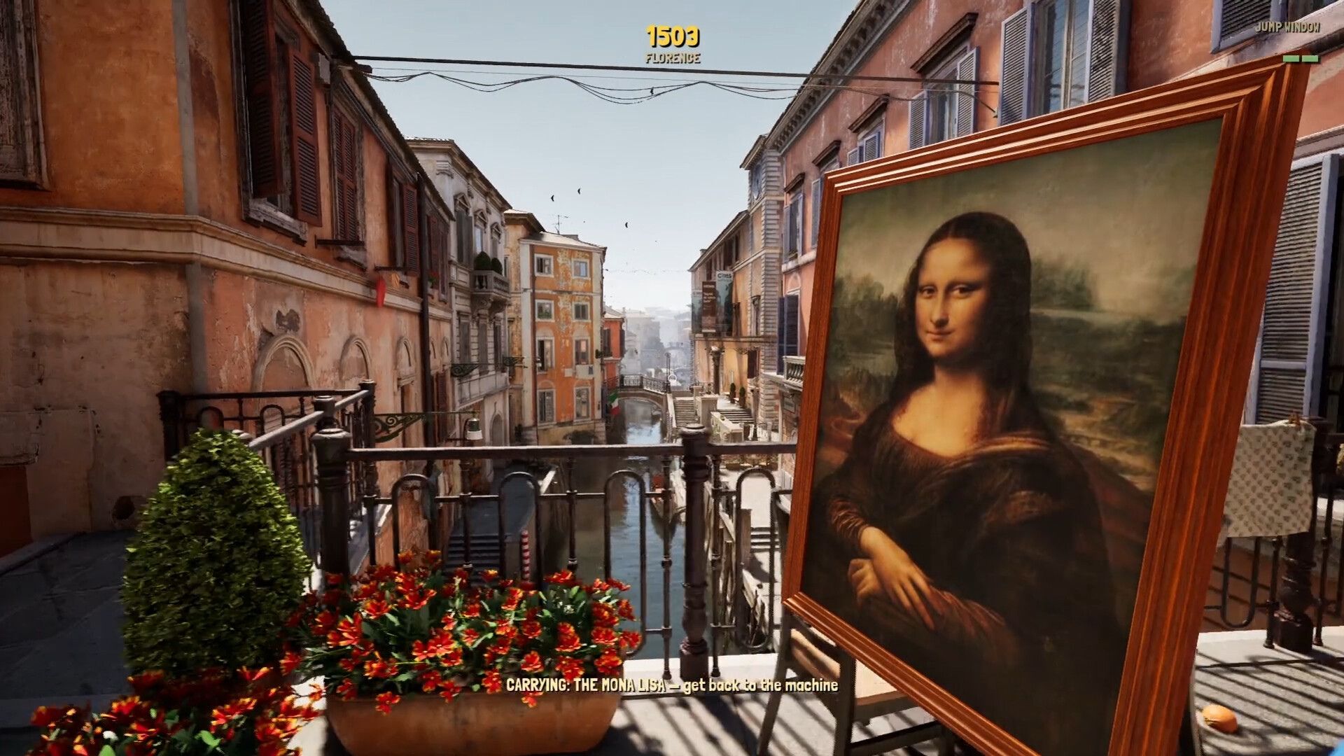 stealing mona lisa in grand theft timeline.