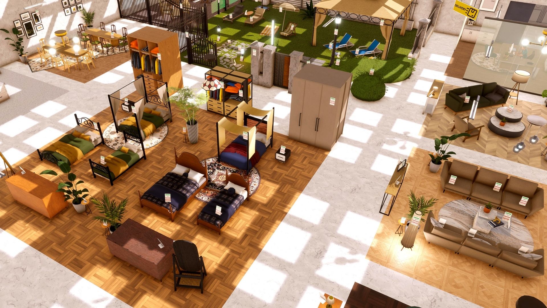 an ikea-style store in big ambitions.