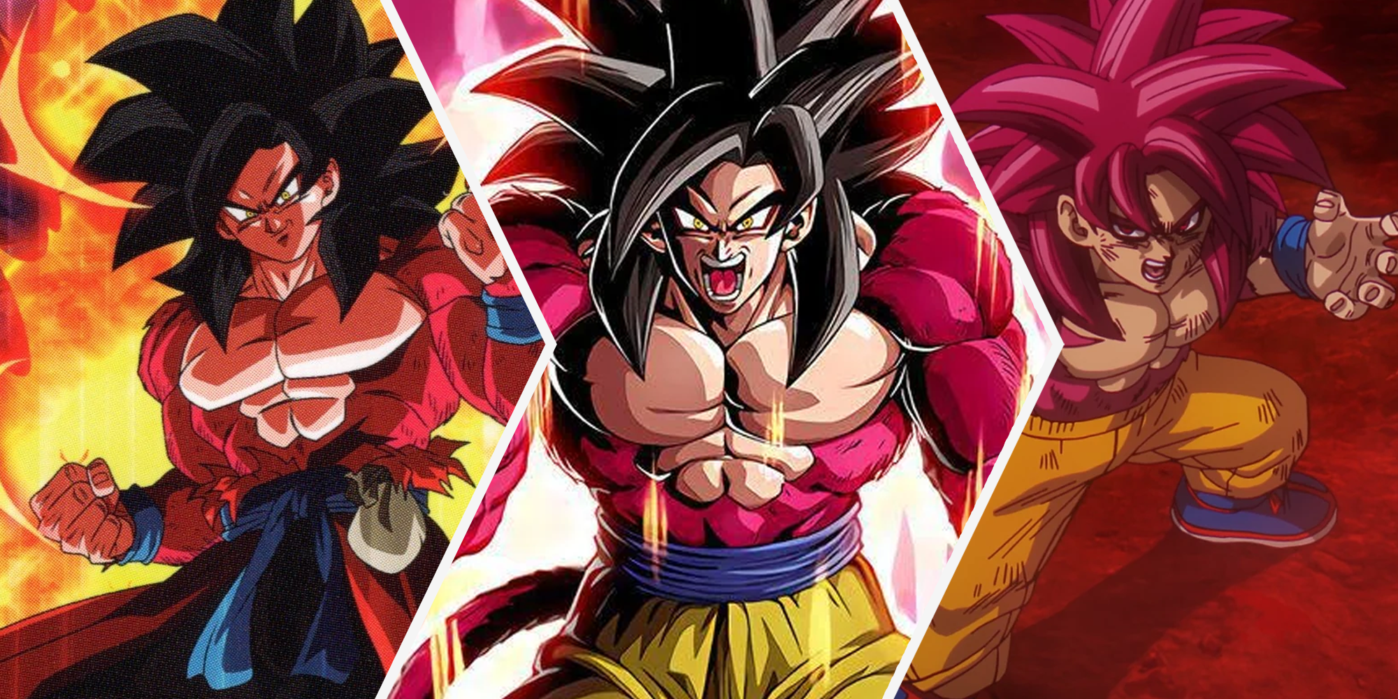 Dragon Ball: Goku's 5 Strongest Versions of Super Saiyan 4, Ranked