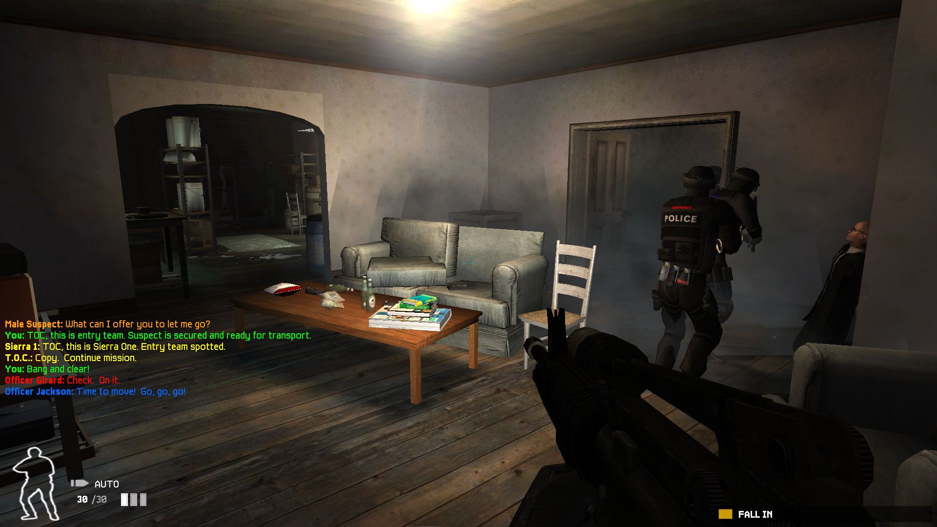 swat 4 officers arresting suspects
