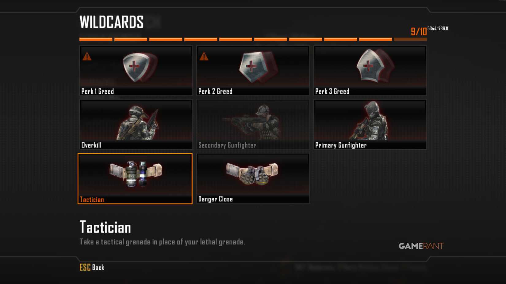 Tactician Wildcard - Black Ops 2