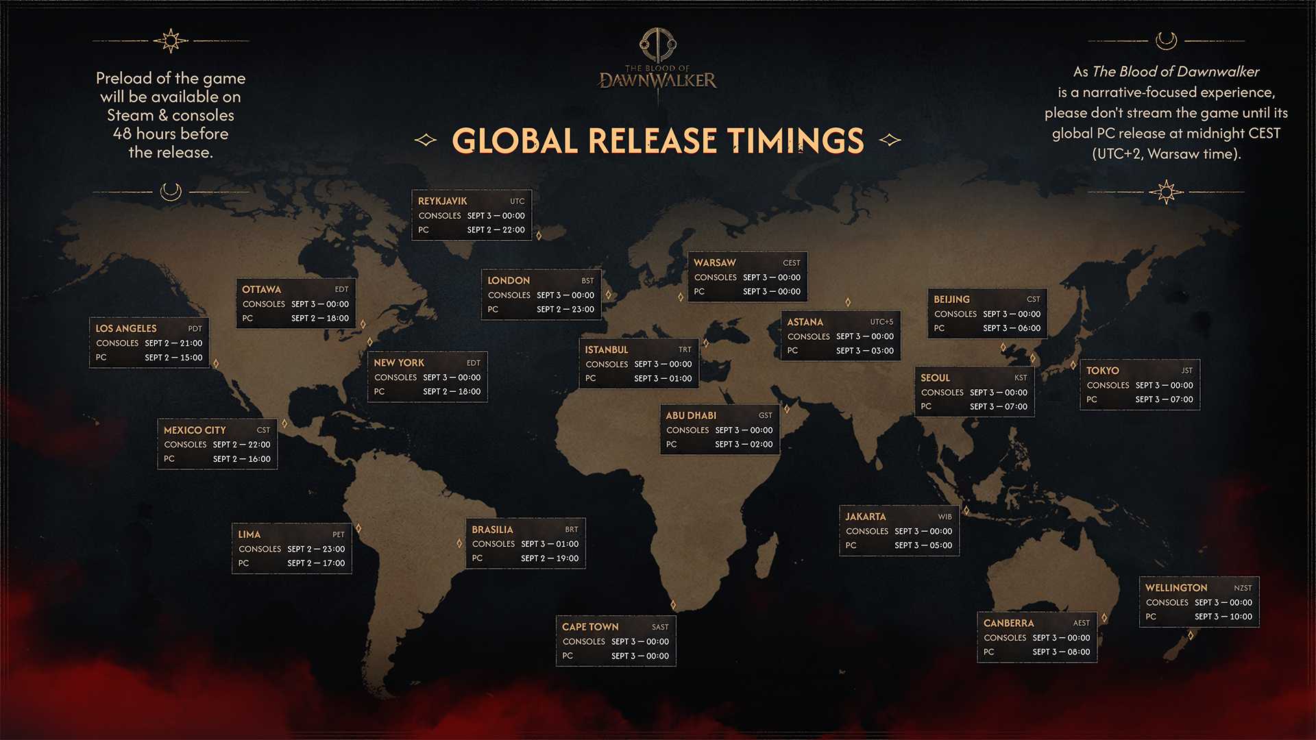 Repease The Blood of Dawnwalker Release Date, Time, and Countdown