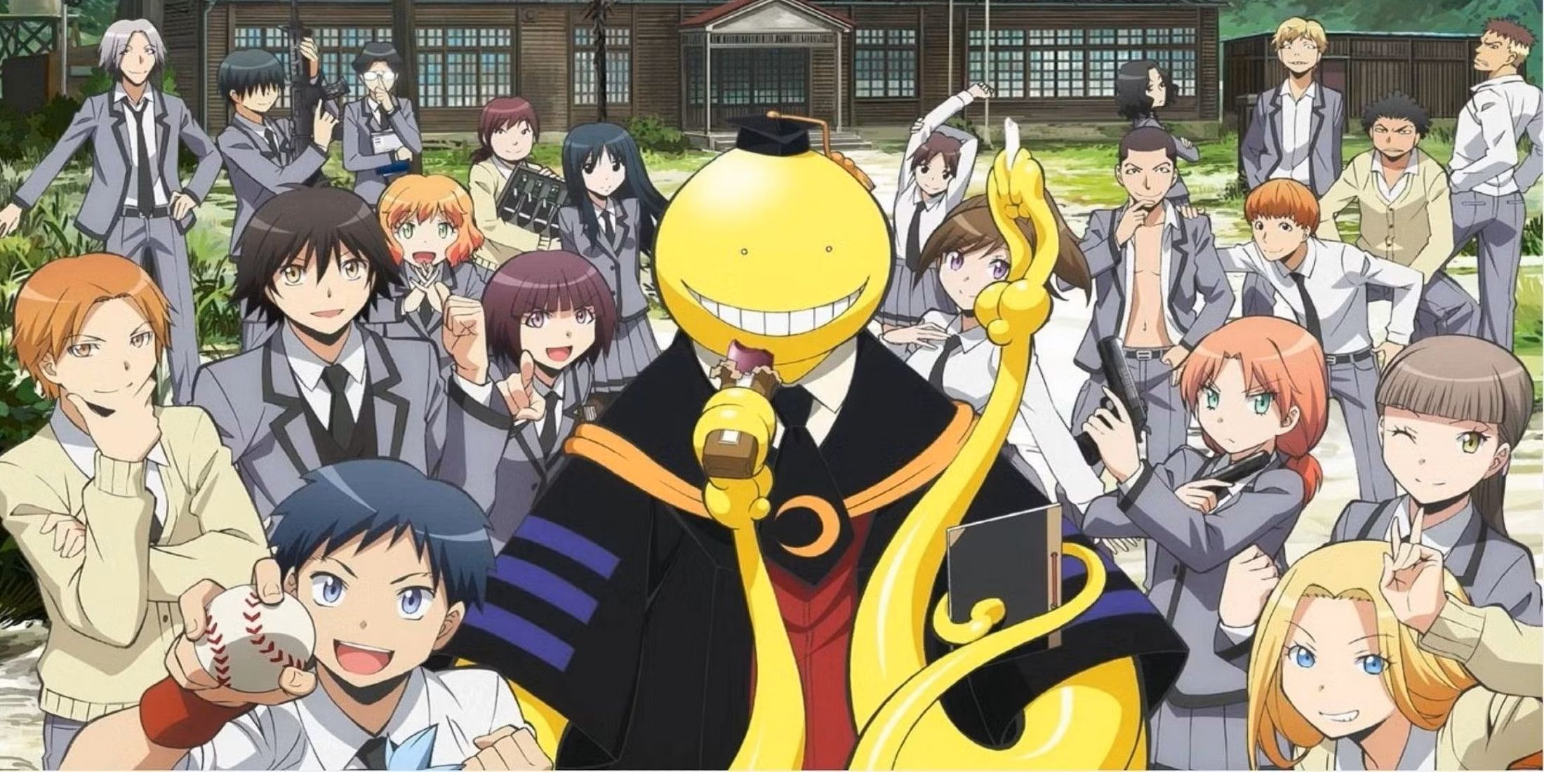 The cast of Assassination Classroom