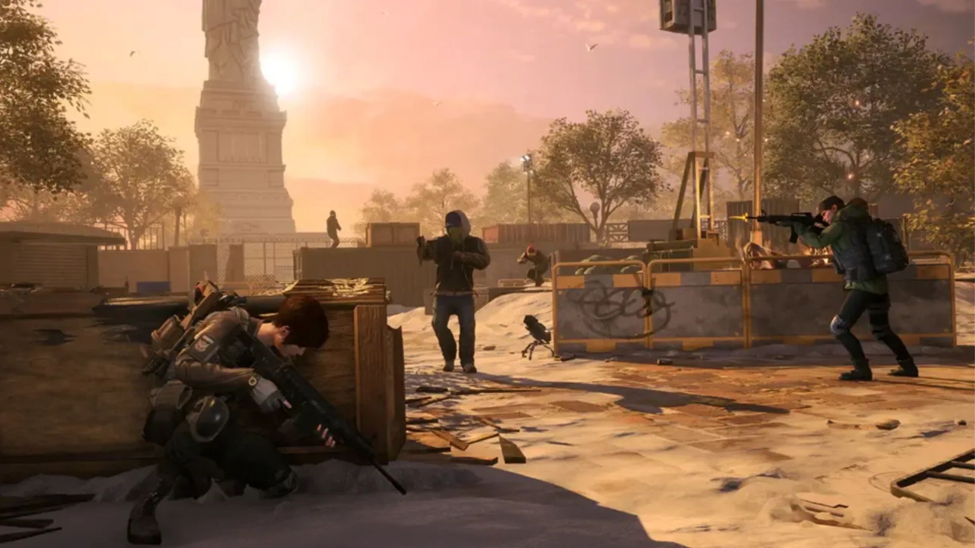 The Division Resurgence gameplay behind cover
