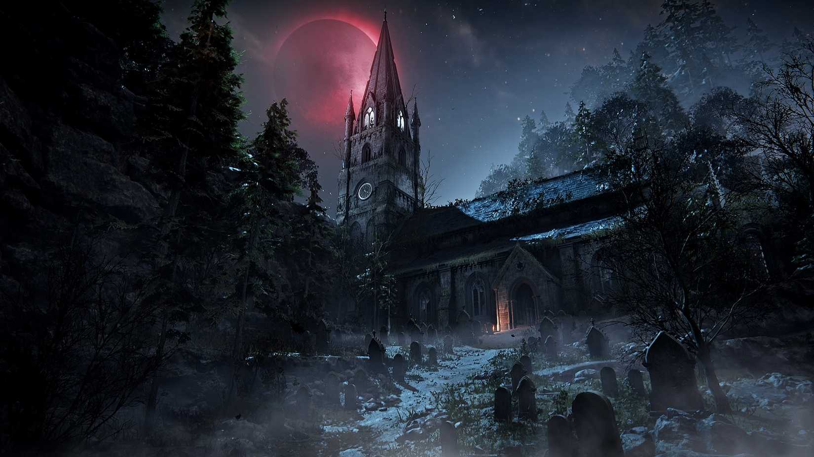 the duskbloods - spooky church