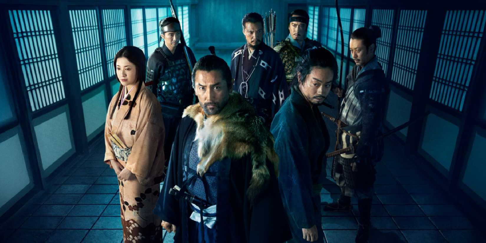 A still of the cast in The Samurai and the Prisoner