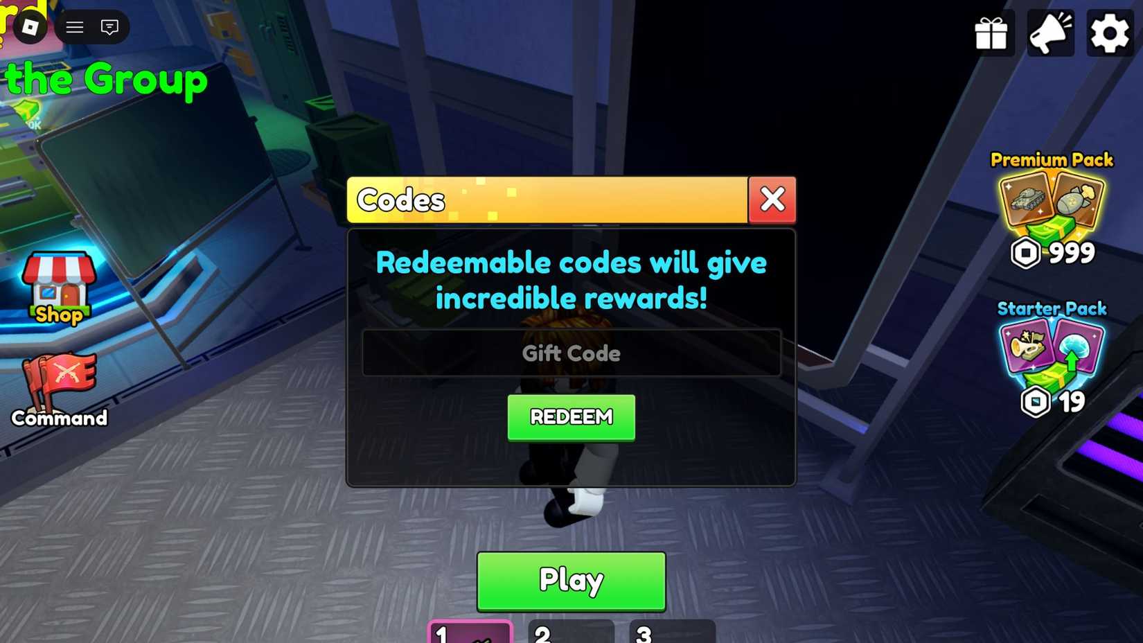 Total Conquest WW2 the codes tab