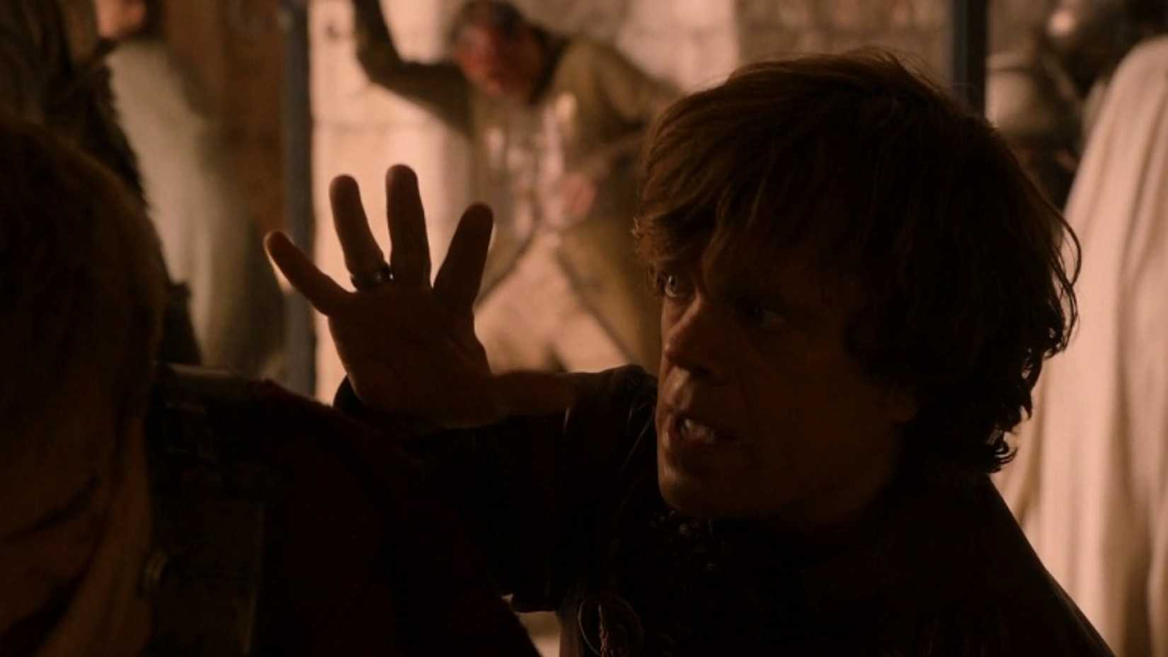 Tyrion Lannister In Shadow Riot At Kings Landing Slapping Joffrey 