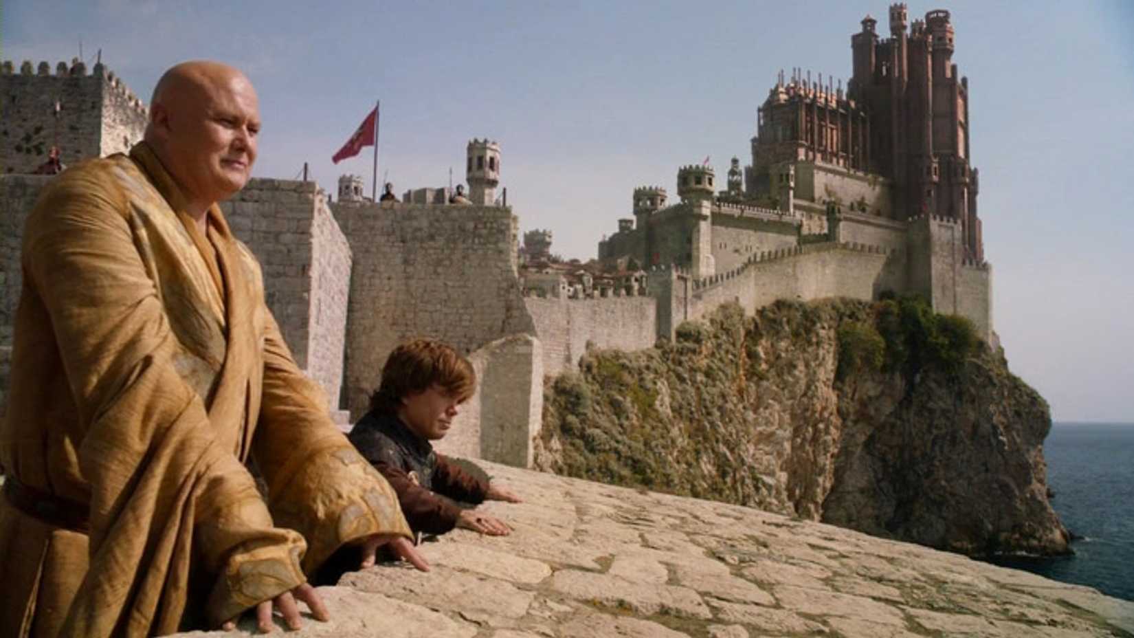 Tyrion Lannister and Varys in Game of Thrones Season 2 