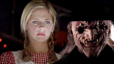 A combined image of Buffy Summers and the Kindestod in Buffy the Vampire Slayer