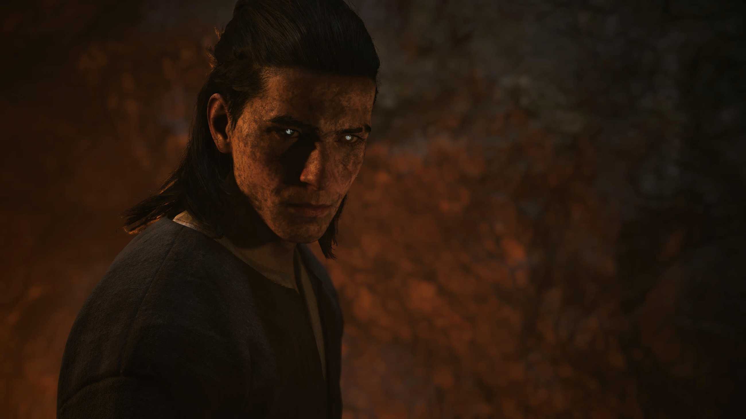 Vampire Coen glaring at someone in The Blood of Dawnwalker