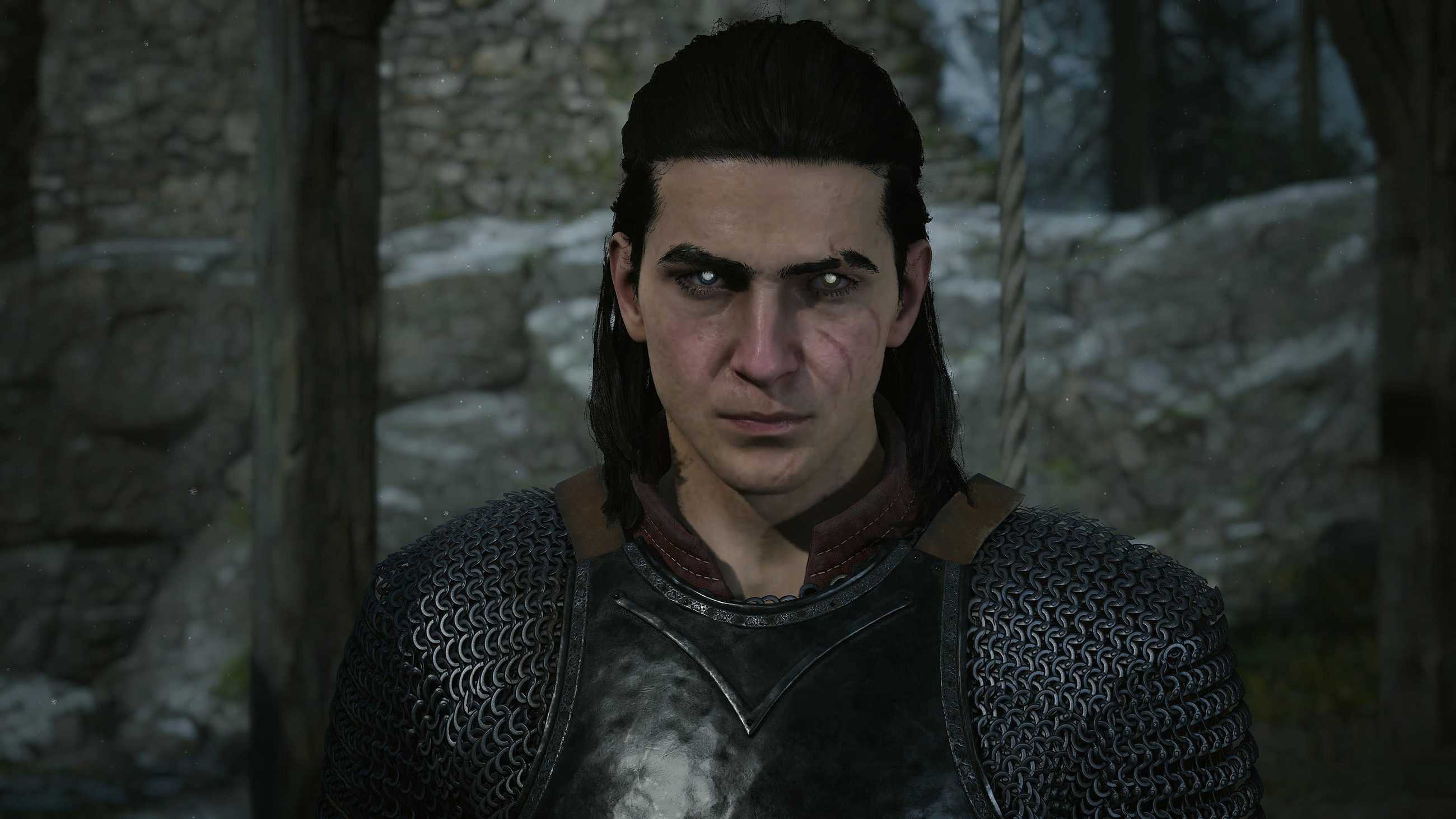Vampire Coen staring at someone in The Blood of Dawnwalker