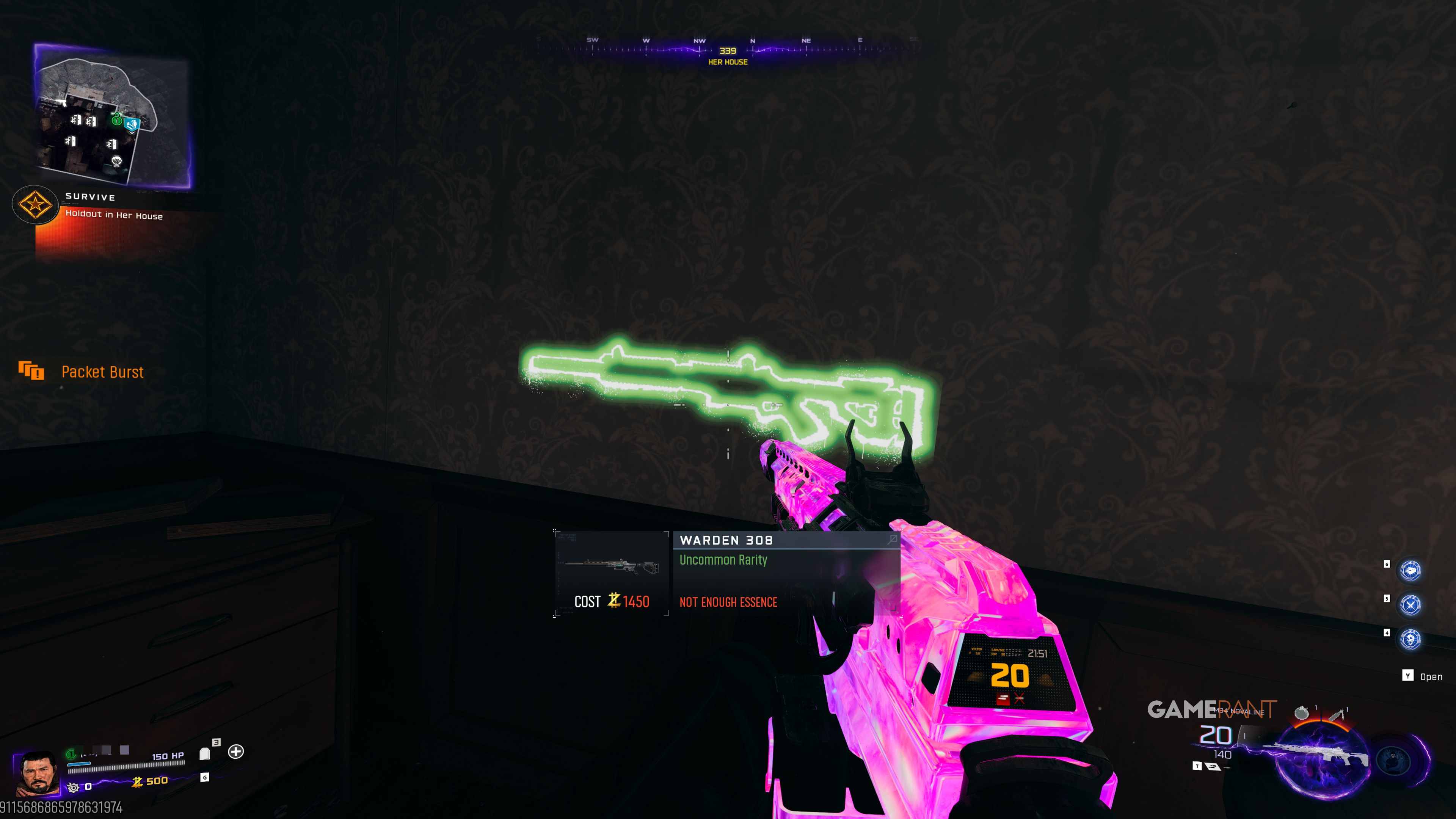 Warden 308 - Rex Infernus - Wall Buy -1